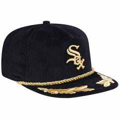 Chicago White Sox New Era Corduroy Filigree Golfer Adjustable Hat - Black - New Era Sale