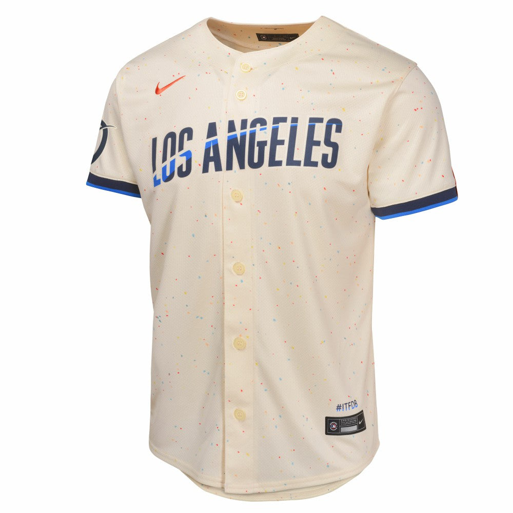 Los Angeles Dodgers Nike Youth 2024 City Connect Limited Jersey - Cream - Nike Lifestyle