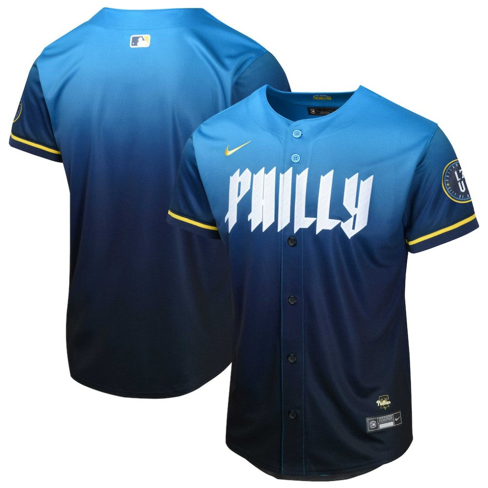 Philadelphia Phillies Nike Youth 2024 City Connect Limited Jersey - Blue - Nike Discount