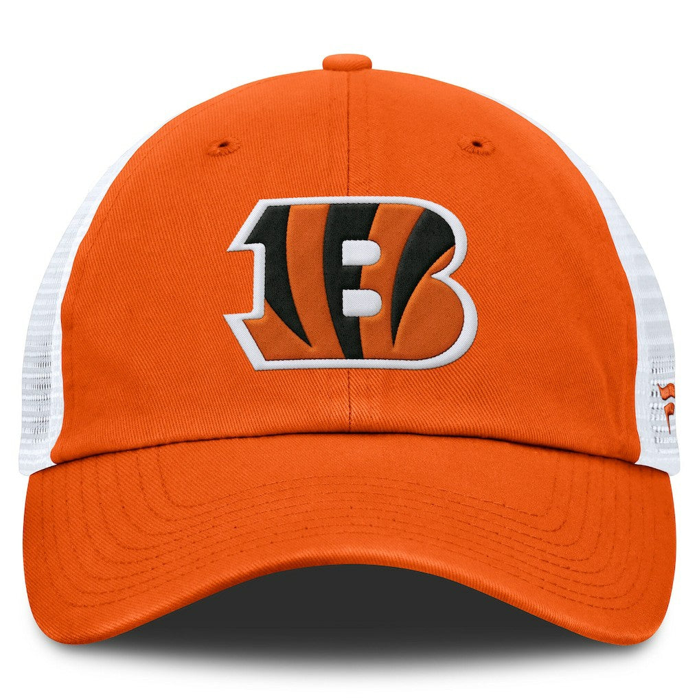 Fanatics Cincinnati Bengals Trucker Adjustable Hat Orange/White