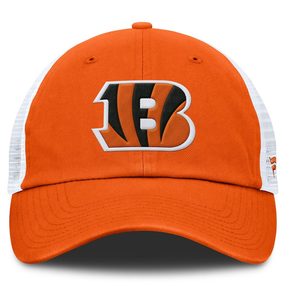 Fanatics Cincinnati Bengals Trucker Adjustable Hat Orange/White