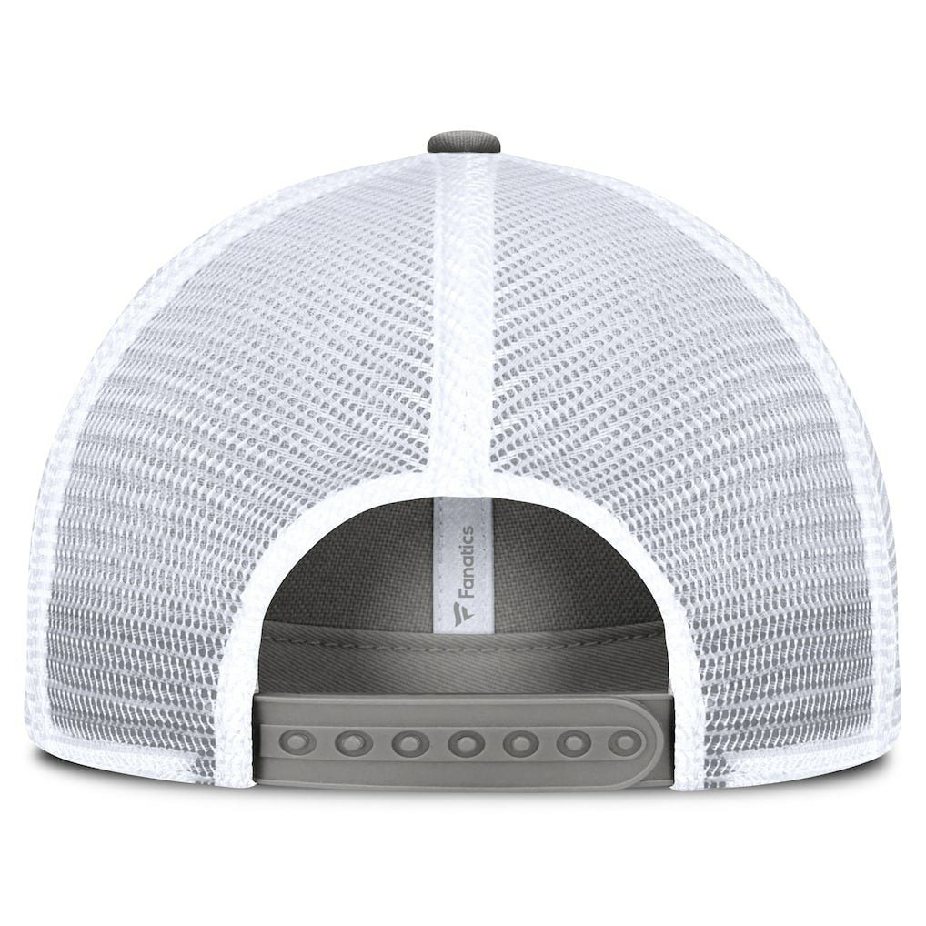 Fanatics Detroit Lions Trucker Adjustable Hat Gray/White