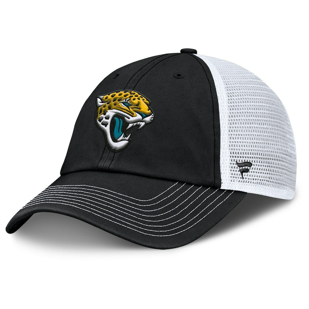 Fanatics Jacksonville Jaguars Trucker Adjustable Hat Black/White