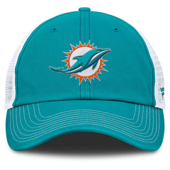 Fanatics Miami Dolphins Trucker Adjustable Hat Aqua/White