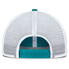 Fanatics Miami Dolphins Trucker Adjustable Hat Aqua/White