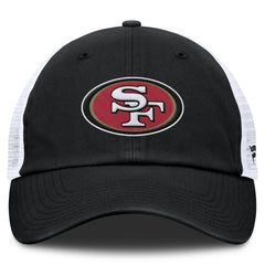 Fanatics San Francisco 49ers Trucker Adjustable Hat Black/White