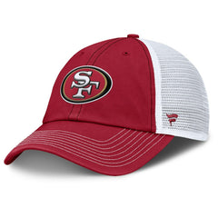 Fanatics San Francisco 49ers Trucker Adjustable Hat Scarlet/White