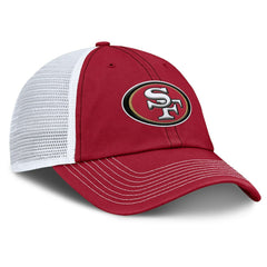 Fanatics San Francisco 49ers Trucker Adjustable Hat Scarlet/White