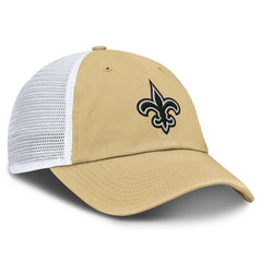 Fanatics New Orleans Saints Trucker Adjustable Hat Gold/White