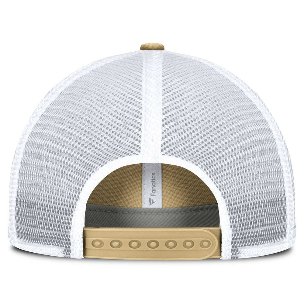 Fanatics New Orleans Saints Trucker Adjustable Hat Gold/White