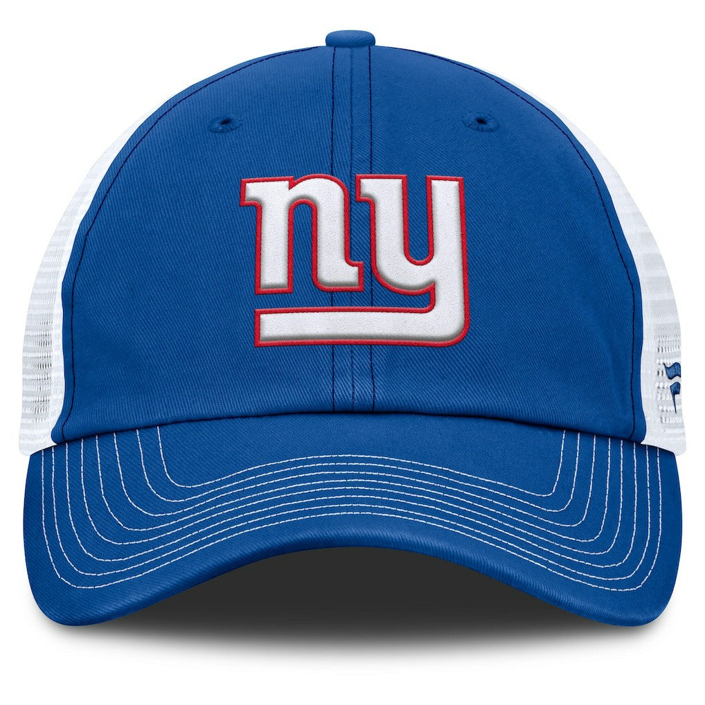 Fanatics New York Giants Trucker Adjustable Hat Royal/White