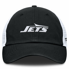 Fanatics New York Jets Trucker Adjustable Hat Black/White