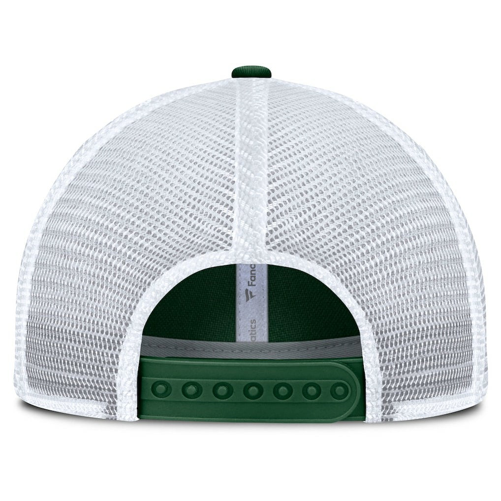 Fanatics New York Jets Trucker Adjustable Hat Green/White
