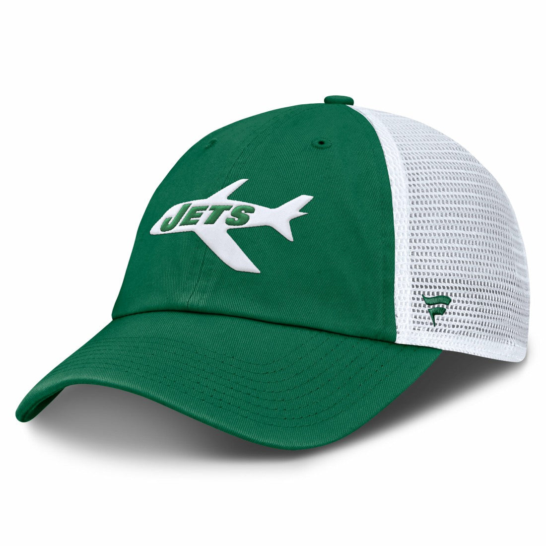 Fanatics New York Jets Vintage Trucker Adjustable Hat Kelly Green/White