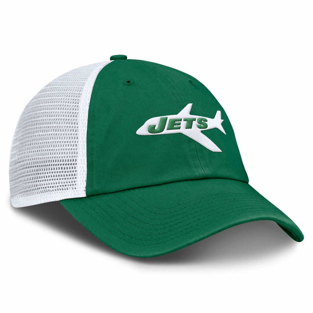 Fanatics New York Jets Vintage Trucker Adjustable Hat Kelly Green/White