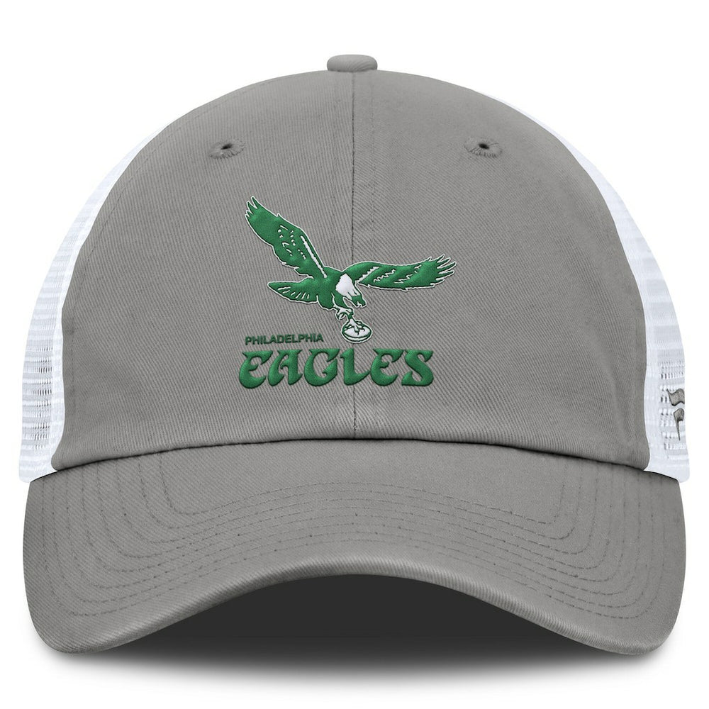 Fanatics Philadelphia Eagles Vintage Trucker Adjustable Hat Gray/White