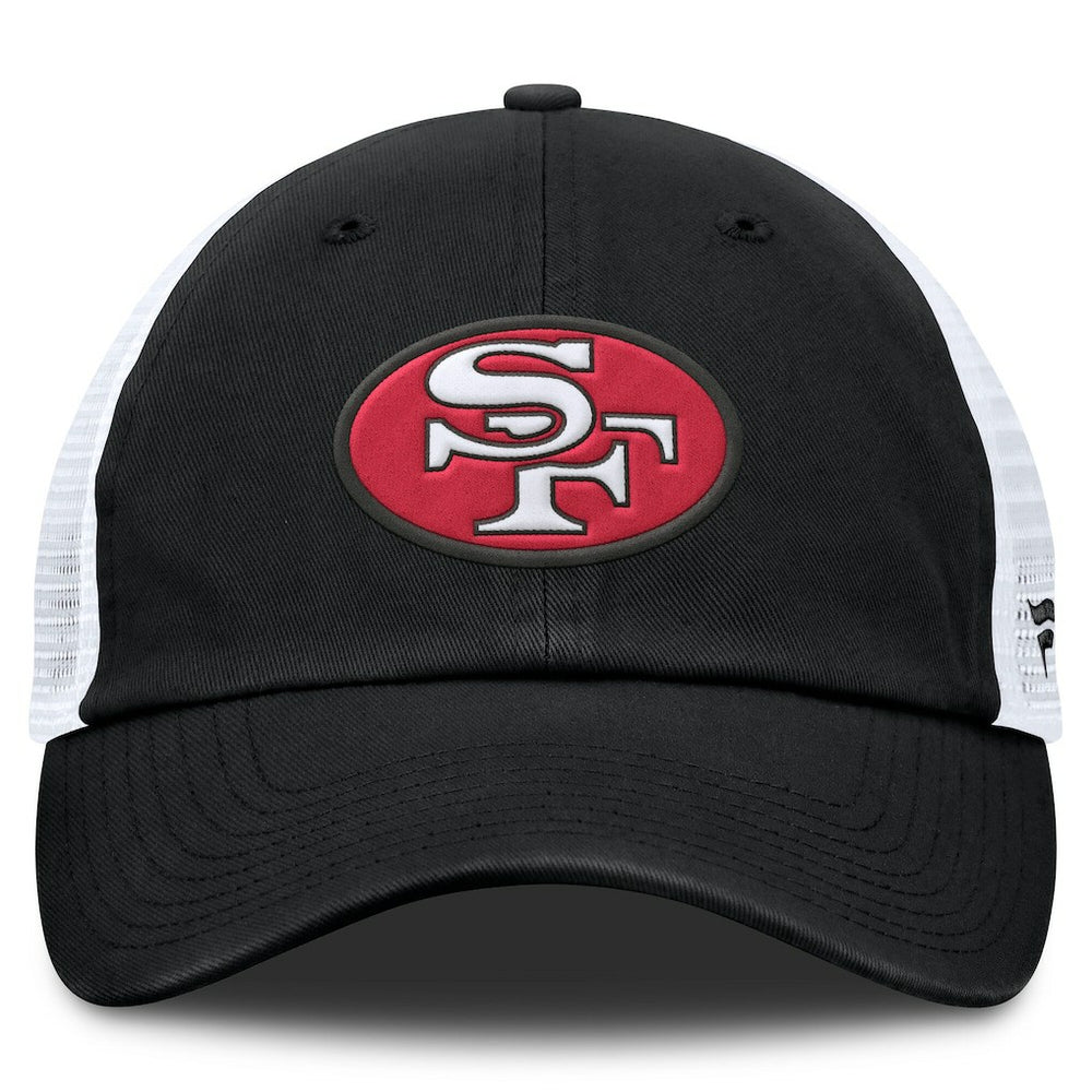 Fanatics San Francisco 49ers Basic Vintage Trucker Adjustable Hat Black/White