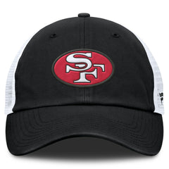 Fanatics San Francisco 49ers Basic Vintage Trucker Adjustable Hat Black/White