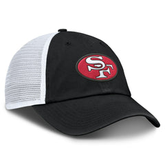 Fanatics San Francisco 49ers Basic Vintage Trucker Adjustable Hat Black/White