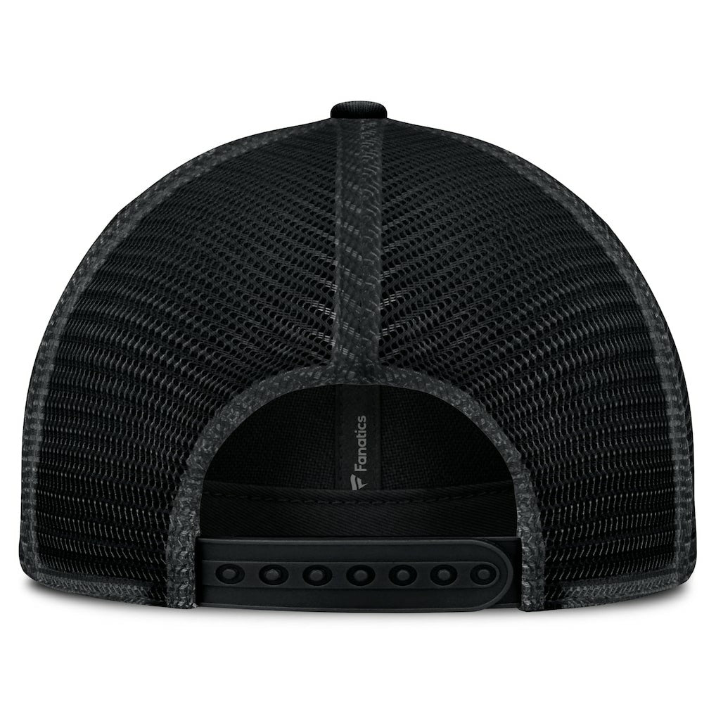 Fanatics Las Vegas Raiders Basic Black on Black Trucker Adjustable Hat