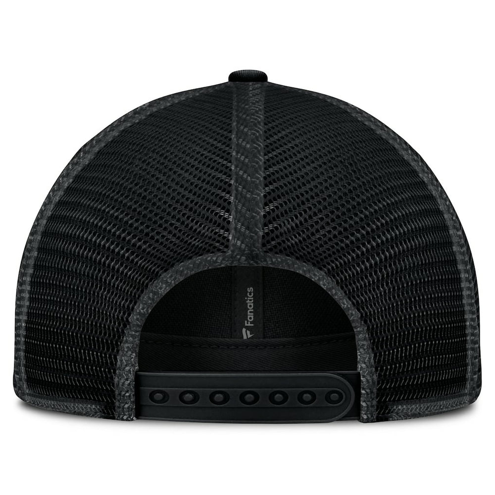 Fanatics Las Vegas Raiders Basic Black on Black Trucker Adjustable Hat