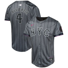 Francisco Alvarez New York Mets Nike Youth 2024 City Connect Limited Player Jersey - Graphite - Nike on Sale