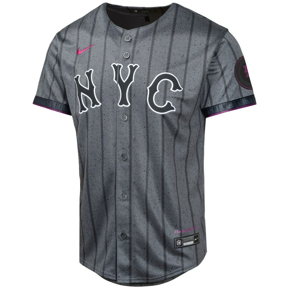 Francisco Alvarez New York Mets Nike Youth 2024 City Connect Limited Player Jersey - Graphite - Nike on Sale