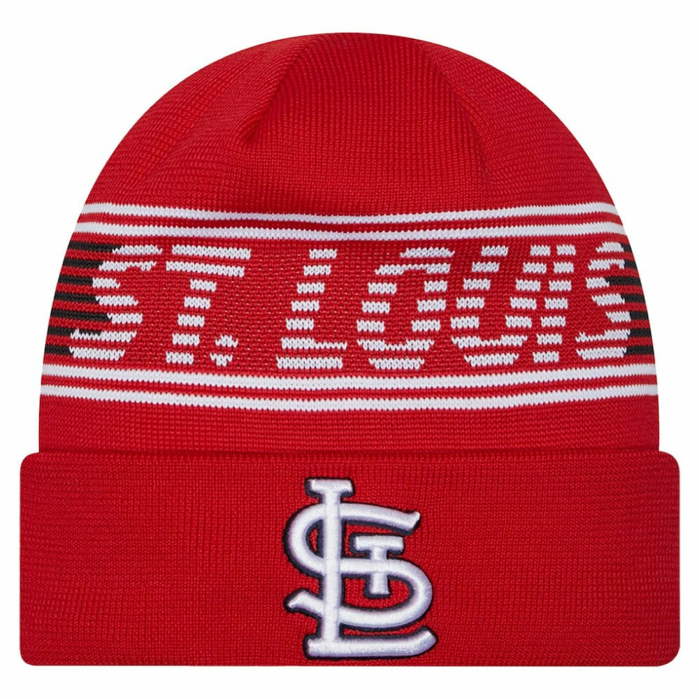St. Louis Cardinals New Era Authentic Collection Cuffed Knit Hat - Red - New Era Sale