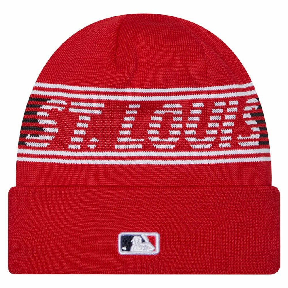 St. Louis Cardinals New Era Authentic Collection Cuffed Knit Hat - Red - New Era Sale