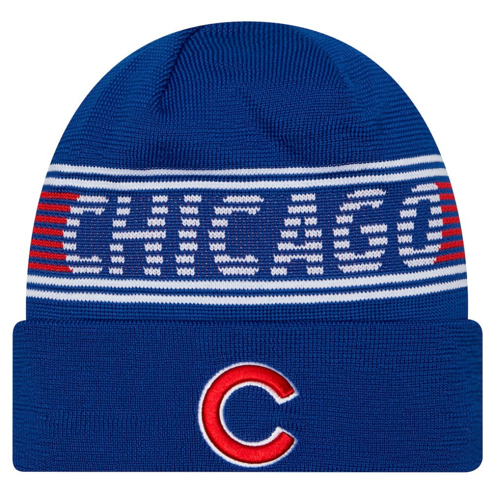 Chicago Cubs New Era Authentic Collection Cuffed Knit Hat - Royal - New Era Discount