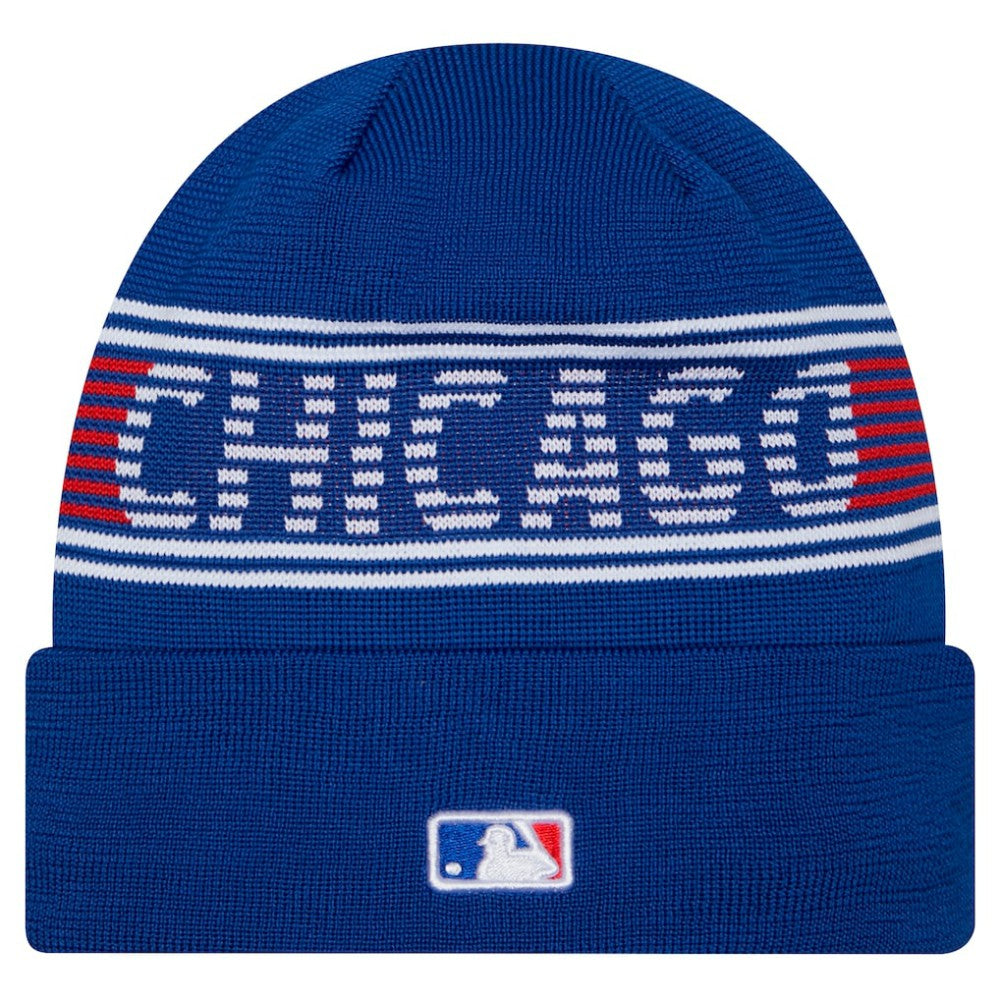 Chicago Cubs New Era Authentic Collection Cuffed Knit Hat - Royal - New Era Discount