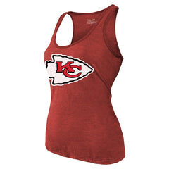 Patrick Mahomes Kansas City Chiefs Majestic Threads Women's Name & Number Tri-Blend Tank Top Red