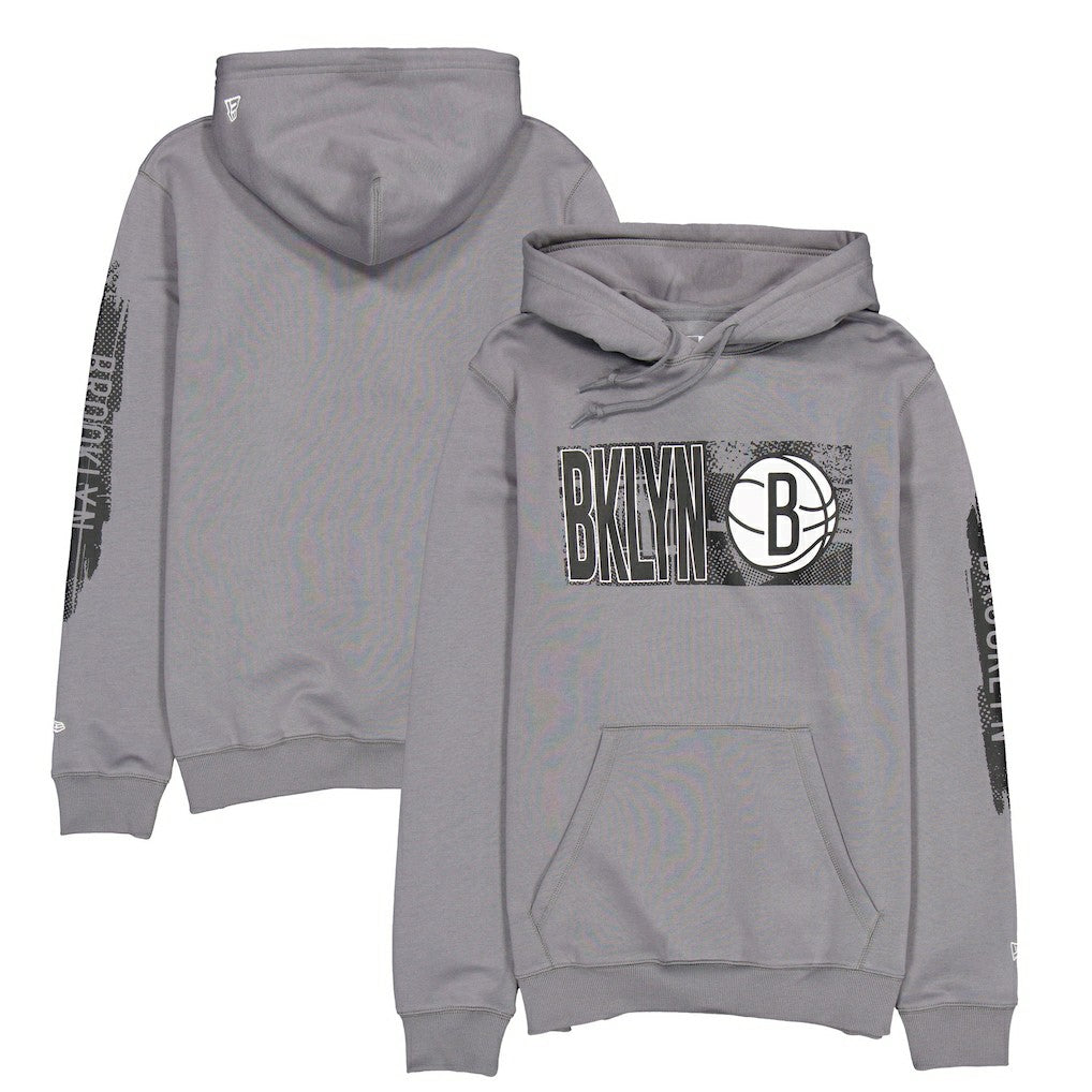Brooklyn Nets Tip-Off Collection Pullover Hoodie Charcoal | New Era Near Me