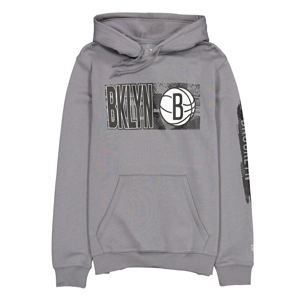 Brooklyn Nets Tip-Off Collection Pullover Hoodie Charcoal | New Era Near Me