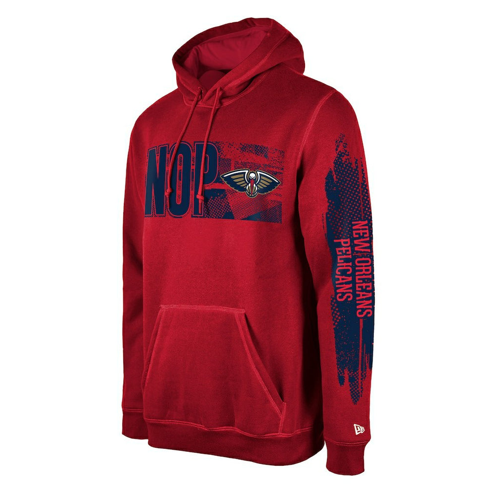 New Orleans Pelicans Tip-Off Collection Pullover Hoodie Red | New Era
