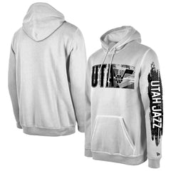 Utah Jazz Tip-Off Collection Pullover Hoodie White | New Era