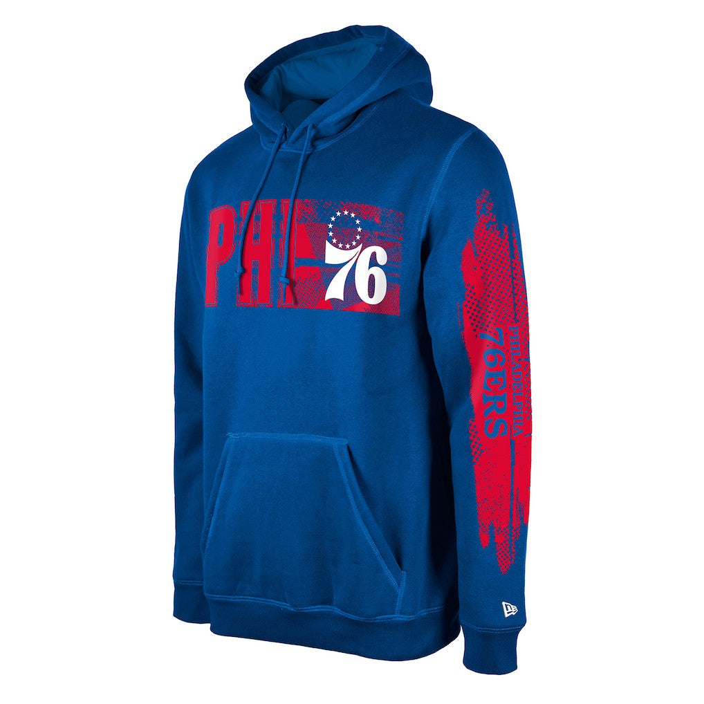 Philadelphia 76ers Tip-Off Collection Pullover Hoodie Royal | New Era Lifestyle
