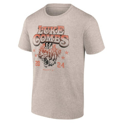 Fanatics Luke Combs x Cincinnati Bengals Growin' Up and Gettin' Old Tour T-Shirt Tan