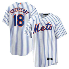 Darryl Strawberry New York Mets Nike Home Replica Retired Player Jersey - White - Nike Lifestyle