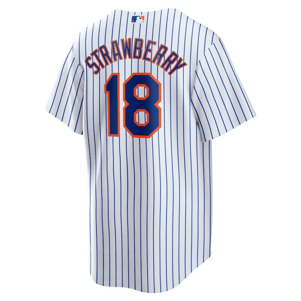 Darryl Strawberry New York Mets Nike Home Replica Retired Player Jersey - White - Nike Lifestyle