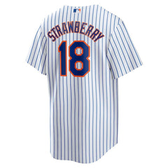 Darryl Strawberry New York Mets Nike Home Replica Retired Player Jersey - White - Nike Lifestyle