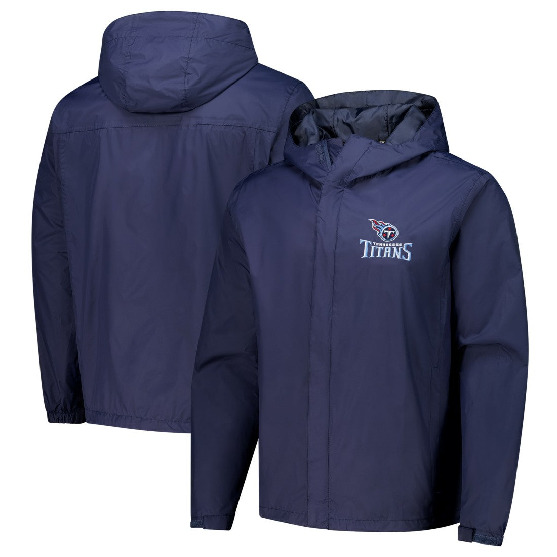 Tennessee Titans Dunbrooke Tropic Waterproof Packable Full-Zip Hoodie Jacket  Navy