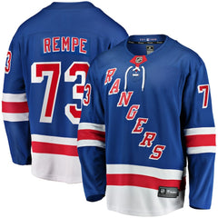 Matt Rempe New York Rangers Fanatics Home Breakaway Jersey - Blue - NHL 201333864