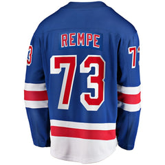 Matt Rempe New York Rangers Fanatics Home Breakaway Jersey - Blue - NHL 201333864
