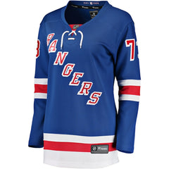 Matt Rempe New York Rangers Fanatics Women's Home Breakaway Jersey - Blue - NHL 201333865