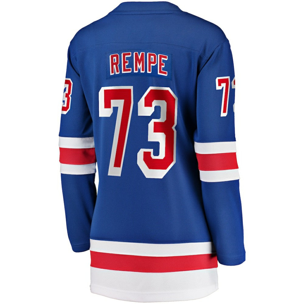 Matt Rempe New York Rangers Fanatics Women's Home Breakaway Jersey - Blue - NHL 201333865