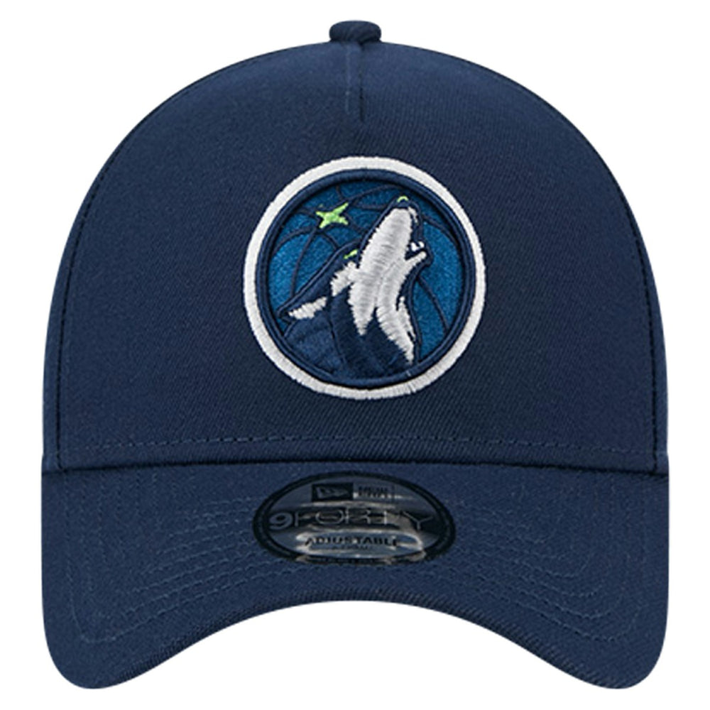 Minnesota Timberwolves A-Frame 9FORTY Adjustable Hat Navy | New Era online