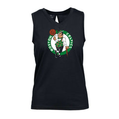 Boston Celtics Levelwear Women's Paisley Core V-Neck Tank Top Black