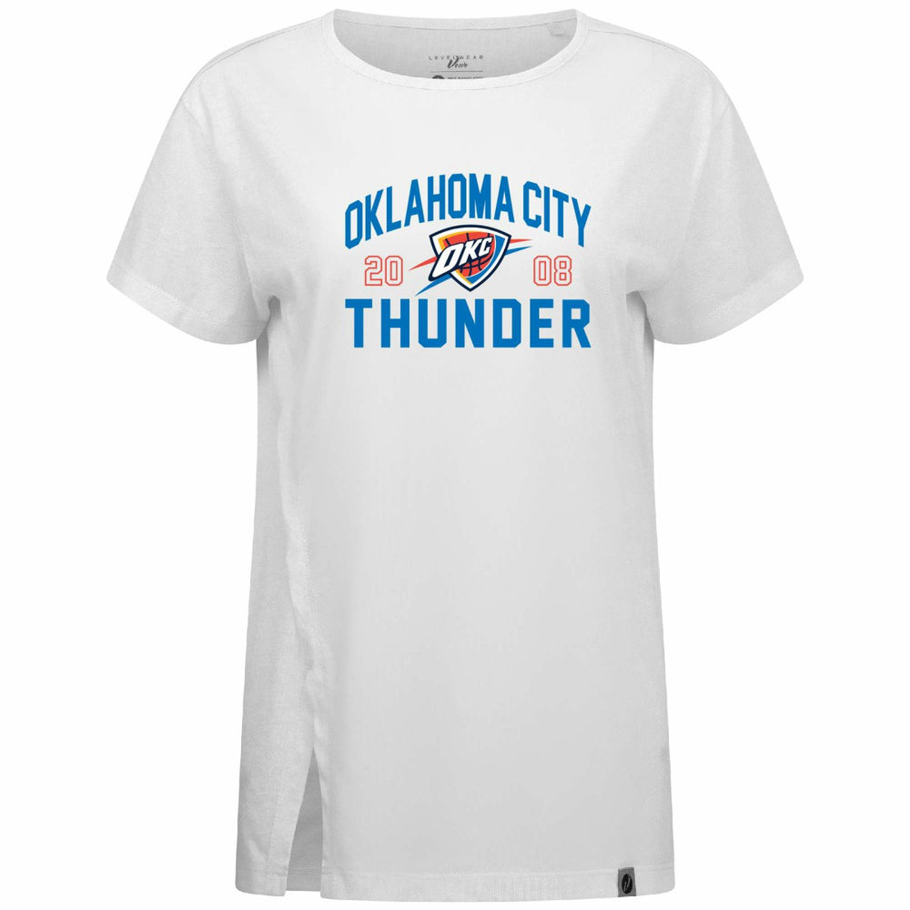 Oklahoma City Thunder Levelwear Women's Influx T-Shirt White