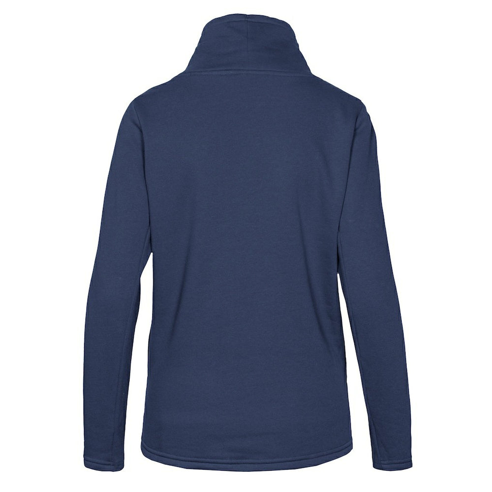 Denver Nuggets Levelwear Women's Loop Core Funnel Neck Pullover Sweatshirt Navy